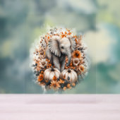 Elephant Shirt Country Pumpkin Acrylschild (Neutral)