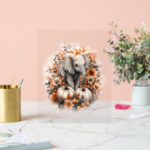 Elephant Shirt Country Pumpkin Acrylschild (Hochzeit)