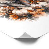 Elephant Shirt Country Pumpkin Poster (Ecke)