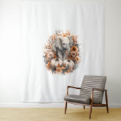 Elephant Shirt Country Pumpkin Wandteppich (Beispiel)