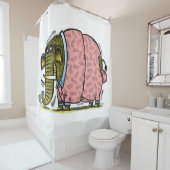 Elephant Shower Duschvorhang (Beispiel)