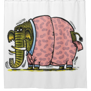 Elephant Shower Duschvorhang