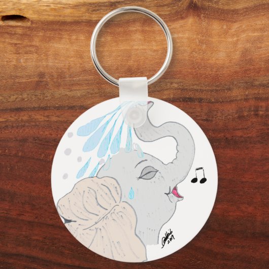 Elephant Shower Schlüsselanhänger (Vorderseite)
