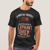 Elephant Shrew Gift Sengi Niedlich Jumping Mouse T-Shirt (Vorderseite)
