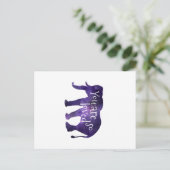Elephant Sie sind so lieblich Zitat Postkarte (Stehend Vorderseite)