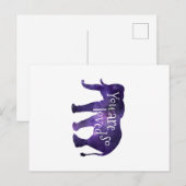 Elephant Sie sind so lieblich Zitat Postkarte (Vorne/Hinten)