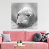 Elephant Siegel Leinwanddruck (Insitu (Wohnzimmer))