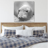 Elephant Siegel Leinwanddruck (Insitu (Schlafzimmer))