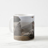 Elephant Siegel Rookery San Simeon, CA Kaffeetasse (Vorderseite Links)
