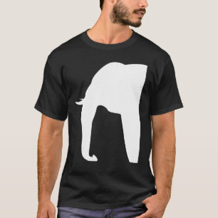 Elephant Silhouette Afrika Wildtiere Safari Zoo T-Shirt