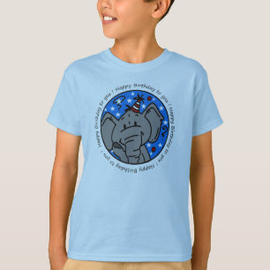 Elephant Sings Happy Birthday T - Shirt