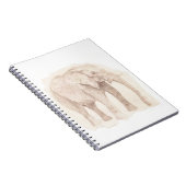 Elephant Sketch Art Notizblock (Rechte Seite)