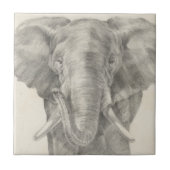 Elephant Sketch Fliese (Vorderseite)