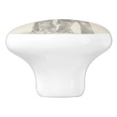 Elephant Sketch Keramikknauf (Seitenansicht)