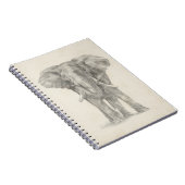 Elephant Sketch Notizblock (Rechte Seite)