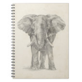 Elephant Sketch Notizblock (Vorderseite)