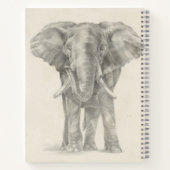 Elephant Sketch Notizblock (Rückseite)