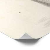 Elephant Sketch Poster (Ecke)