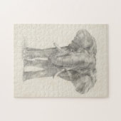 Elephant Sketch Puzzle (Horizontal)