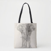 Elephant Sketch Tasche (Vorderseite)
