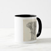 Elephant Sketch Tasse (VorderseiteRechts)