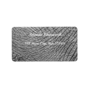 Elephant-Skin Adressaufkleber