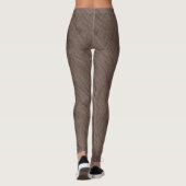 Elephant Skin Texture Pattern Leggings (Rückseite)