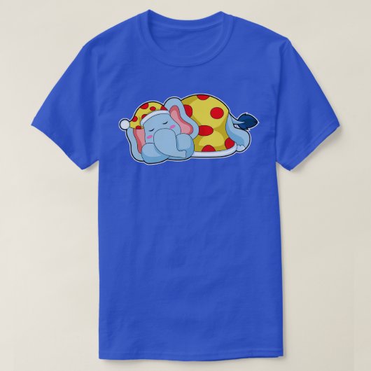 Elephant Sleeping Pajamas T-Shirt (Design vorne)
