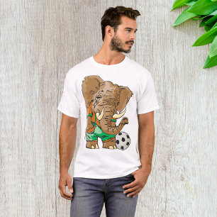 Elephant Soccer Player Funny Sports Animal T-Shirt