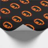 Elephant Solar Eclipse Geschenkpapier (Ecke)