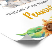 Elephant Sonnenblumen Herbst Schätzung wie viele E Poster (Ecke)