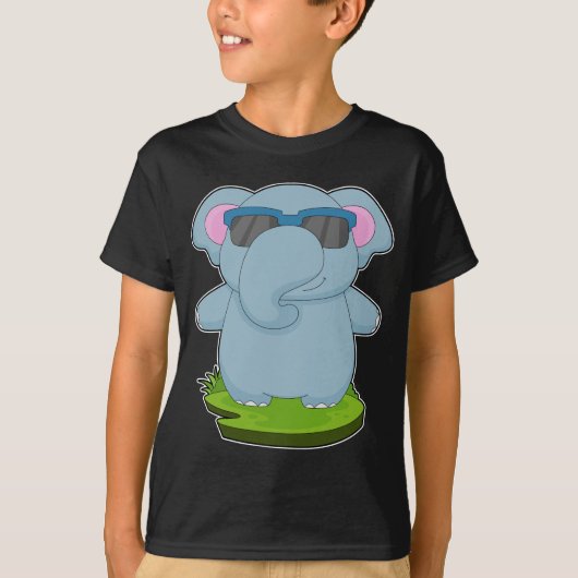 Elephant-Sonnenbrille T-Shirt (Vorderseite)