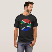 Elephant South Africa Safari Vintage Gift T-Shirt (Vorne ganz)