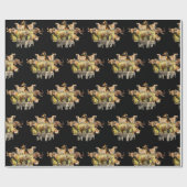 Elephant Splash Frames Wrapping Paper Geschenkpapier (Flach)