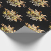 Elephant Splash Frames Wrapping Paper Geschenkpapier (Ecke)