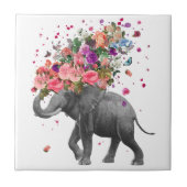 Elephant Splash Keramik Foto Tile Fliese (Vorderseite)