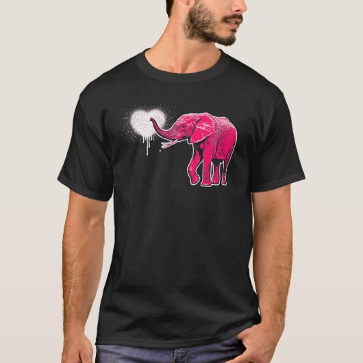 Elephant Spray-Liebe T-Shirt (Vorderseite)