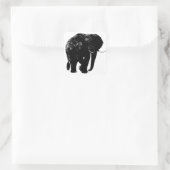 Elephant Square Sticker (Tasche)