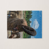 Elephant Sri Lanka Puzzle (Horizontal)