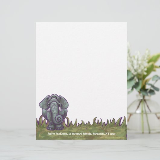 Elephant Stationery (Stehend Vorderseite)