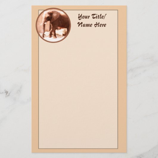 Elephant Stationery (Vorderseite)