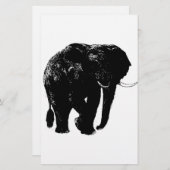Elephant Stationery Briefpapier (Vorne/Hinten)