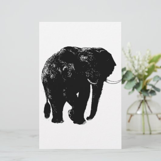 Elephant Stationery Briefpapier (Stehend Vorderseite)