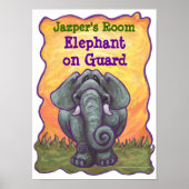Elephant Stationery Poster (Vorne)