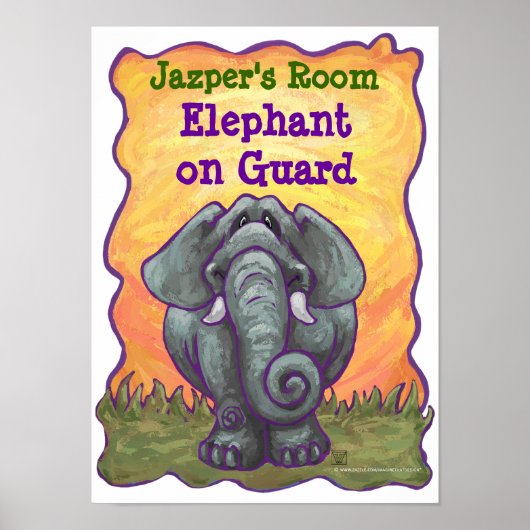 Elephant Stationery Poster (Vorne)