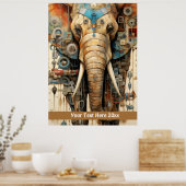 Elephant Steampunk Poster (Küche)
