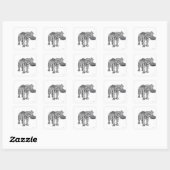 Elephant Sticker (Blatt)