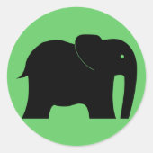 Elephant Sticker (Vorderseite)