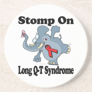 Elephant Stomp On Long Q-T Syndrom Getränkeuntersetzer