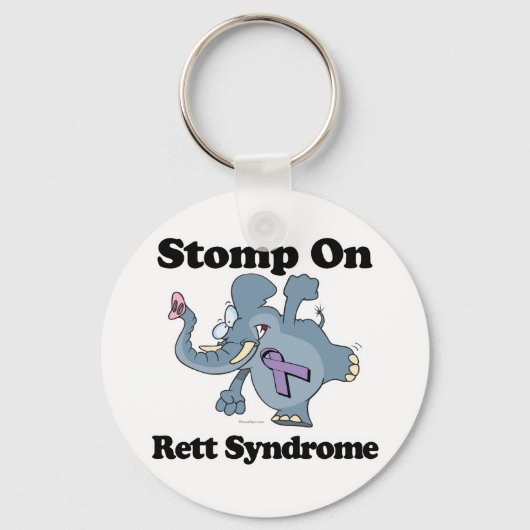 Elephant Stomp On Rett Syndrom Schlüsselanhänger (Vorderseite)